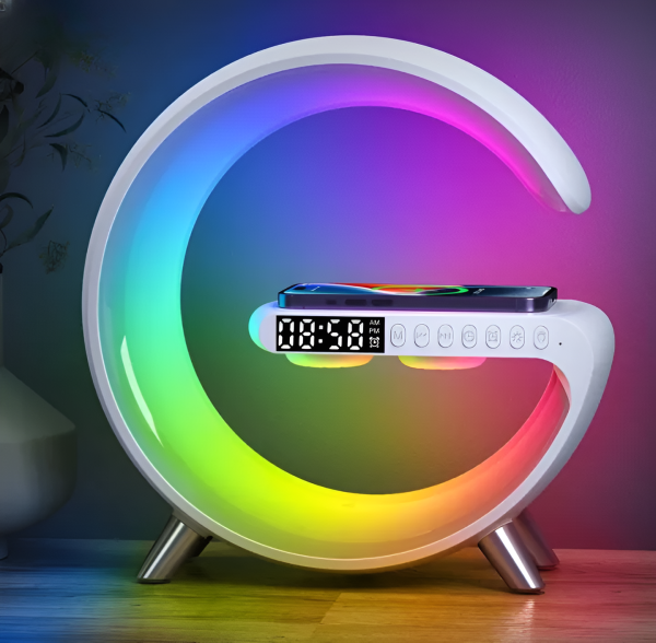 Multi-functional Led Clock Display Speaker  G 63 Wireless Charging Bluetooth Speaker
